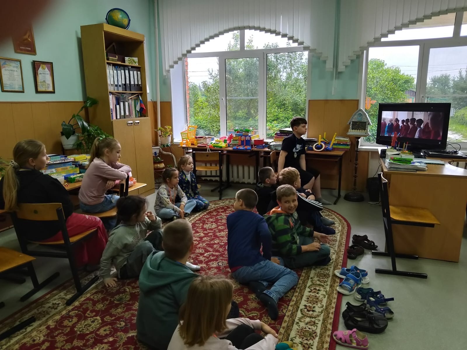 Проект &amp;quot;Киноуроки в школах России&amp;quot; в пришкольном лагере.